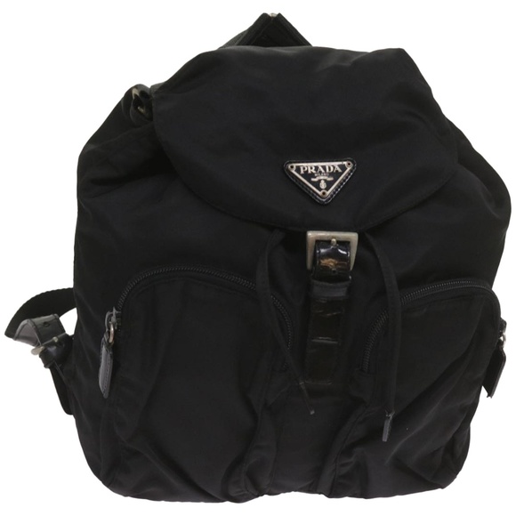 PRADA Backpack Nylon Black Auth ep3332 - Picture 1 of 16